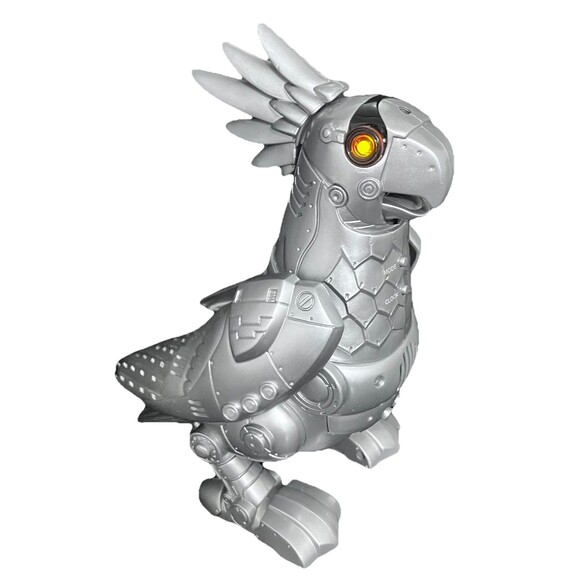 Polly the Tekno Parrot Interactive Talking Robot Bird Toy 2001 Works Great Vtg - Picture 1 of 11